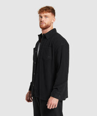 Cord Overshirt Black