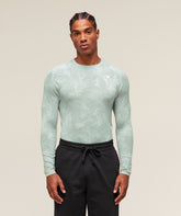 Geo Seamless Long Sleeve T-Shirt Morning Blue/Celeste Blue