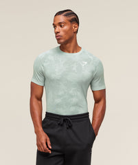 Geo Seamless T-Shirt Morning Blue/Celeste Blue