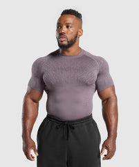 Tectonic Seamless T Shirt Brushed Purple/Greyed Purple