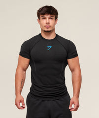 Onyx 5.0 Seamless T-Shirt Black/Onyx Grey