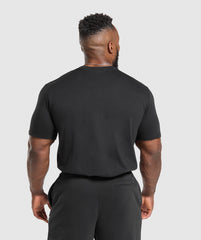 T-Shirt 2 Pack Black/Light Grey Marl