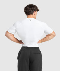 Graphic Baselayer T-Shirt White