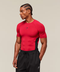 Element Baselayer T-Shirt Carmine Red/Black