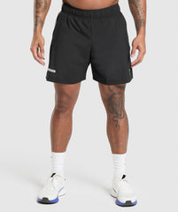 Sport Panel 7" Shorts Black/White