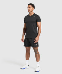 Sport Panel 7" Shorts Black/White