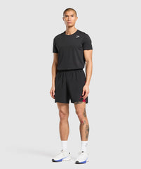 Sport 7" Shorts Black/Conditioning Red