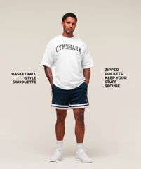 Varsity Mesh Shorts Navy