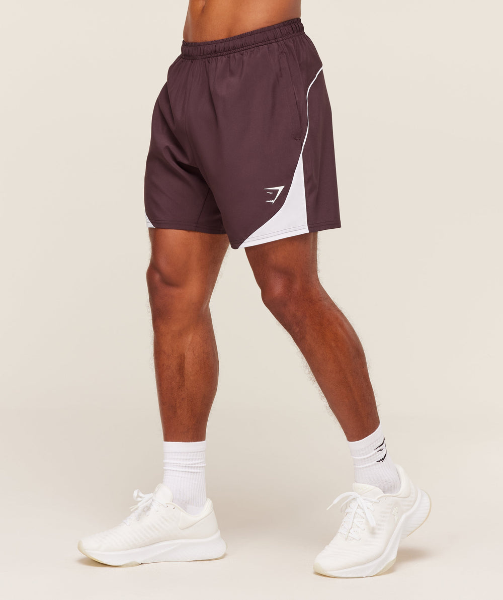 Arrival Block 6" Shorts Cherry Purple
