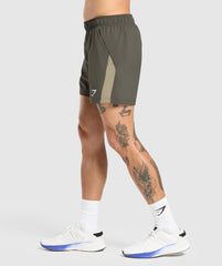 Sport 5" Shorts Strength Green/Utility Green