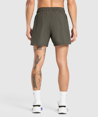 Sport 5" Shorts Strength Green/Utility Green