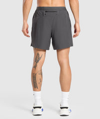 Land to Water 6" Shorts Asphalt Grey