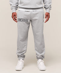Worn Graphic Jogger Light Grey Core Marl