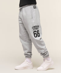 Varsity Oversized Joggers Light Grey Core Marl