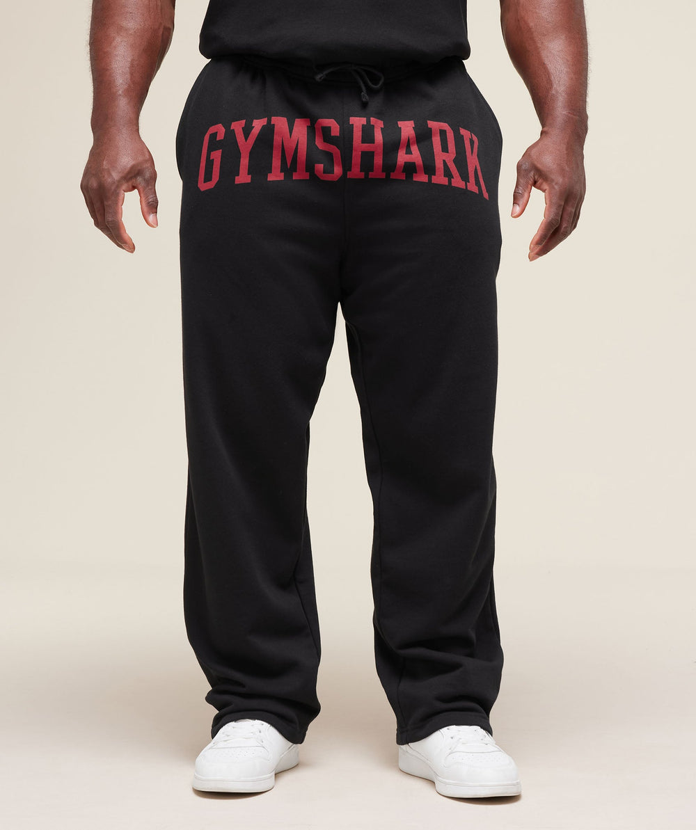 Built Different Straight Leg Joggers Black