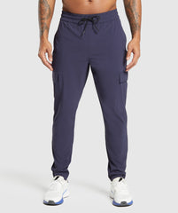 Stretch Woven Cargo Pants Heavy Blue