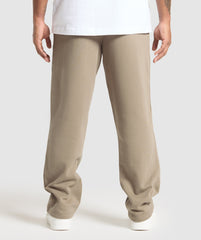 Crest Straight Leg Joggers Lifestyle Brown