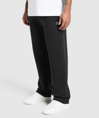 Rest Day Essentials Straight Leg Joggers Black