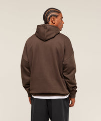Crest Oversized Hoodie Archive Brown