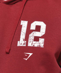 Collegiate Graphic Hoodie Athletic Burgundy
