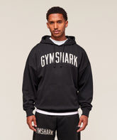 Worn Graphic Hoodie Black