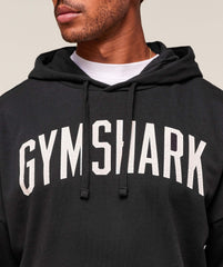 Worn Graphic Hoodie Black