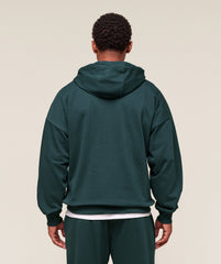 Worn Graphic Hoodie Deep Petrol Blue