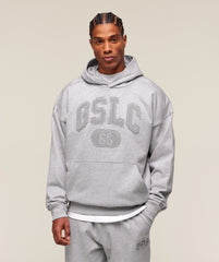 GSLC Hoodie Light Grey Core Marl