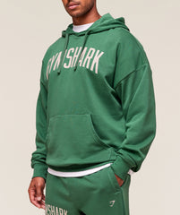 Worn Graphic Hoodie Lift Green