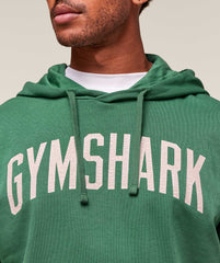 Worn Graphic Hoodie Lift Green
