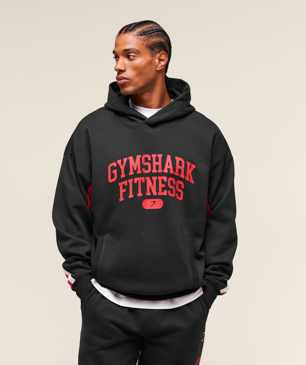 Varsity Hoodie Black