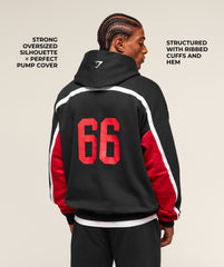 Varsity Hoodie Black