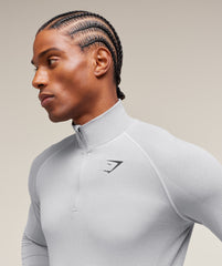 Vital 1/4 Zip Light Grey/Smokey Grey