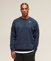 Crest Sweatshirt Navy