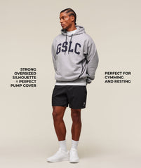 GSLC Hoodie Light Grey Core Marl