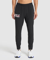 Script Woven Joggers Black