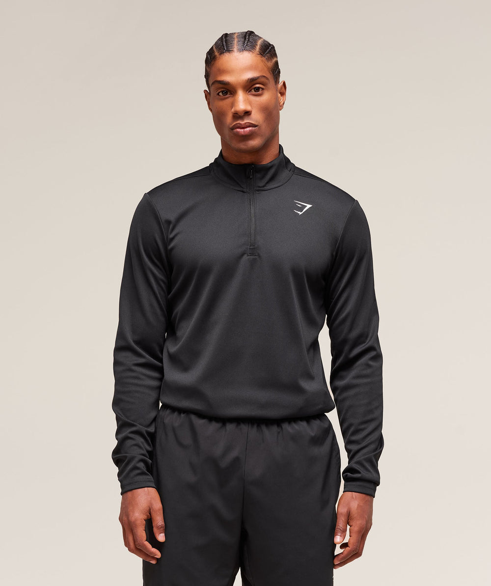 Arrival 1/4 Zip Black