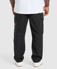 Metal Lifting Cargo Pants Black