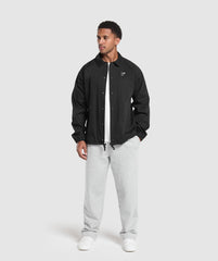 Canvas Coach Jacket Black