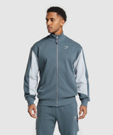Pique Track Jacket Titanium Blue/Fresh Blue
