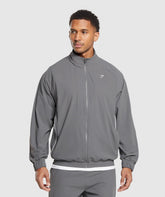 Contrast Track Top Pitch Grey