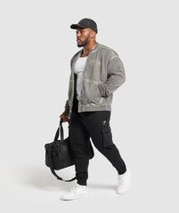 Heavyweight Bomber Jacket Metal Grey/Asphalt Grey