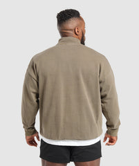 Premium Legacy 1/4 Zip Camo Brown