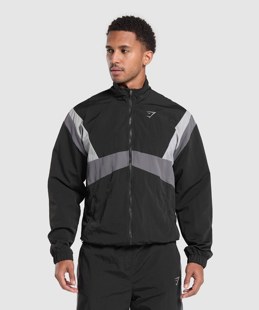 Retro Track Jacket Black/Dark Grey/Smokey Grey