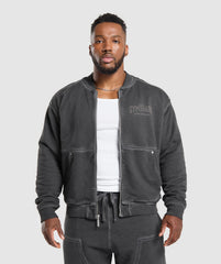 Heavyweight Bomber Jacket Black
