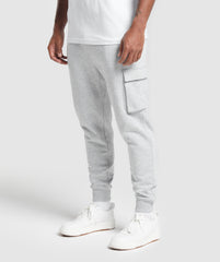 Crest Cargo Joggers Light Grey Core Marl