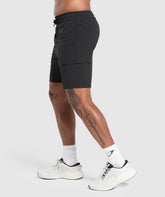 Stretch Woven Cargo Shorts Black
