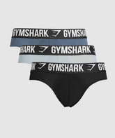 Brief 3PK Denim Grey/Titanium Blue/Black