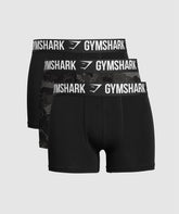 Boxer Brief 3PK Black/Graphite Grey