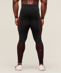 Onyx 5.0 Seamless Tight Black/Carmine Red